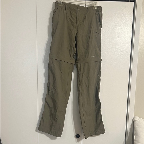 Columbia Pants - Women’s Convertible Outdoor Pants - Tan/Green